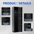 thumbnail image 5 of KAER 2-3 Gun Safe, Assembled Rifle Safe for Multi-Function, Quick Access Gun Cabinet with Pistol Pocket for Home, 5 of 7