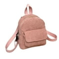 thumbnail image 1 of Destyer Gift Choice Women Small Corduroy City Backpack Durable Structure For Explorers Wide Range pink, 1 of 6