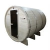 ALEKO SB6PINE Outdoor or Indoor White Pine Wet Dry Barrel Sauna, 6 kW Harvia KIP Heater, 6 Person