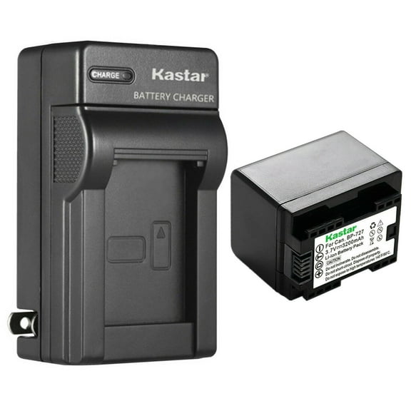 Kastar 1-Pack BP-727 BP727 Battery and AC Wall Charger Compatible with Canon LEGRIA HF M38 HFM38, LEGRIA HF M46 HFM46, LEGRIA HF M52 HFM52, LEGRIA HF M56 HFM56, LEGRIA HF M66 HFM66 Cameras