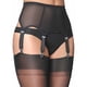 thumbnail image 1 of XmhyTop Cinturón de Liguero Mujer, Cintura Alta en Malla Vintage con Tirantes Ajustables y Clip Metal, Sin calcetines y bragas,El estilo A,Talla M Negro, 1 of 3