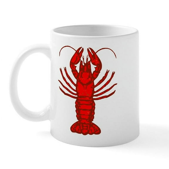 CafePress - Lobster Mug - 11 oz Ceramic Mug - Novelty Coffee Tea Cup