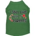 thumbnail image 2 of Mirage Pet 51-452 GRXXL Still Live with My Parents Screen Print Dog Shirt, Green - 2XL, 2 of 2