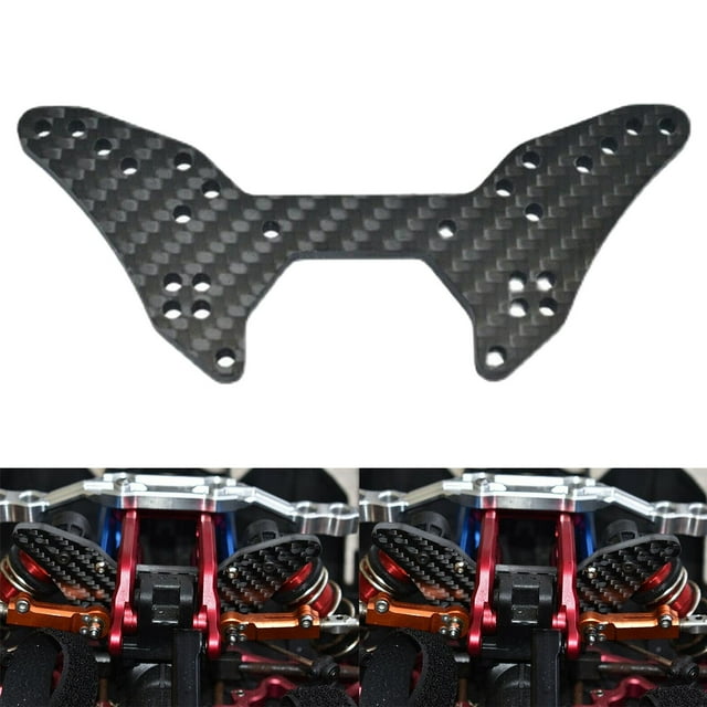 Actualización de Montaje de Torre de Amortiguador trasero de carbono para coche RC 1/7 Limitless CUTICAT