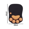 thumbnail image 2 of Cat Paw Mouse Pad with Wrist Support Cushion Soft Silicone Wrist Rests Ergonomic Cute Mouse pad, 2 of 5
