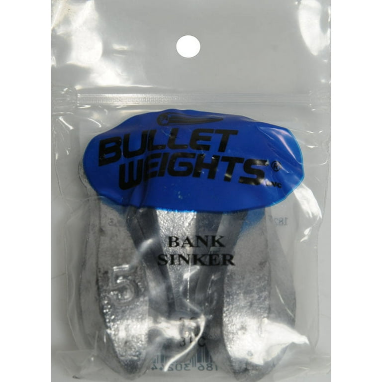 Bullet Weights Bli5-24 Lead Bank Sinker Sizes 5 oz Fishing Weights