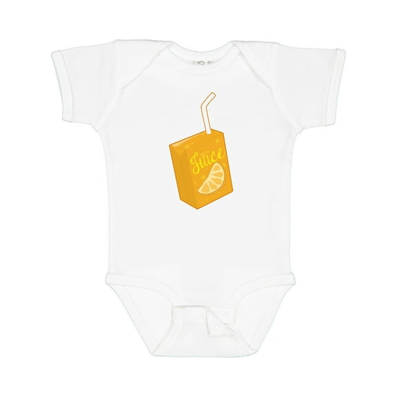 Inktastic Orange Juice Box Boys or Girls Baby Bodysuit