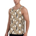 thumbnail image 2 of Daiia Lovely Penguin Printed Men's Quick Dry Fit Muscle Tank Top Slim-Fit Tank Workout Tank Top Lightweight Sports Tank Top-3X-Large, 2 of 7