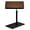 Black Walnut, variant on dxynlzq C Shaped End Table 20" W x 14" L 17"-31" Adjustable Swivel and Turnable Desktop Foldable Side Table for Small Spaces