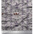 thumbnail image 1 of Soimoi Polyester Crepe Fabric Leaves Decor Fabric Printed Yard 52 Inch Wide, 1 of 3