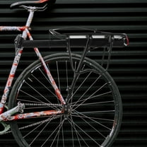 HEMOTON  Quick Release Bike Rack Detachable Rear Holder Storage Large Black