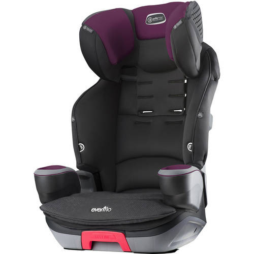 Evenflo SafeMax 3-in-1 Harness Booster Car Seat, Purple Berry - image 5 of 17