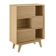 thumbnail image 1 of Modway Meuble de Rangement Moderne Mi-Siècle à Trois Niveaux en Chêne, 1 of 15