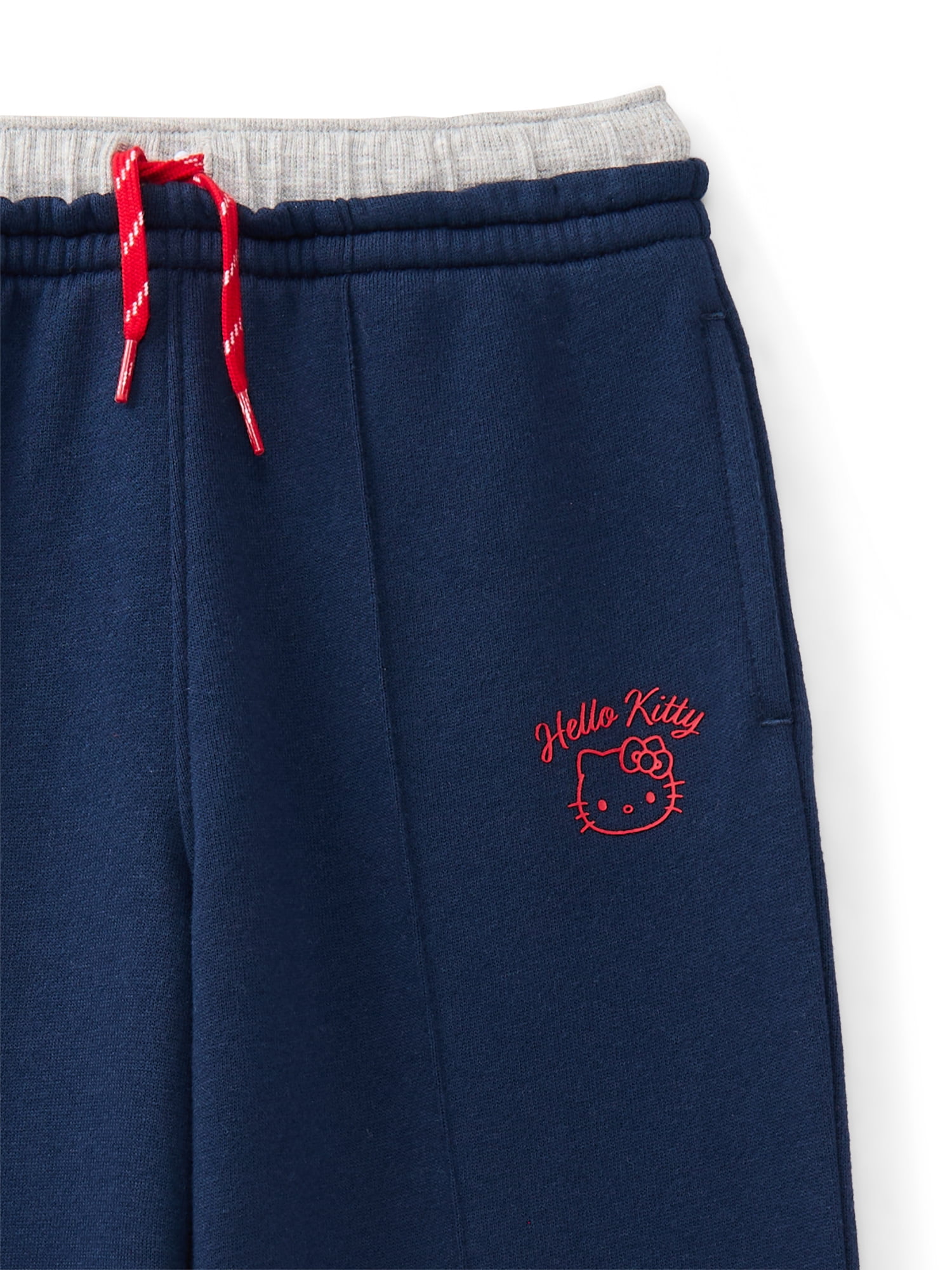 Wonder Nation x Hello Kitty Toddler Girls Graphic Sweatpants, Sizes 12M-5T