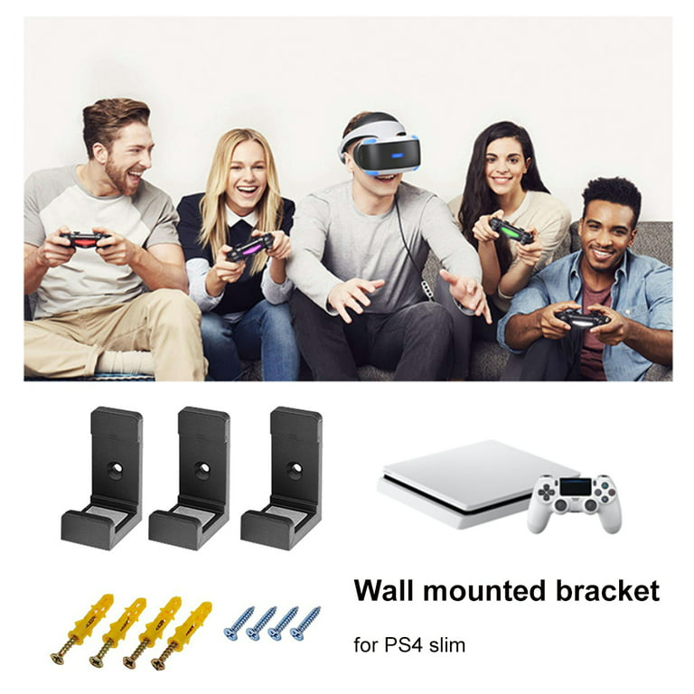 Durable Wall Mount Bracket Holder For PS4 Slim Pro Game Console