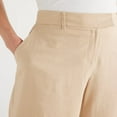 thumbnail image 4 of CHOK Women‘s Tailored Linen Blend Pants with Wide Leg  Sizes 0-18  31.5’’ Inseam, 4 of 5