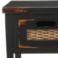 thumbnail image 4 of SAFAVIEH Autumn Country Rustic 3 Drawer Storage Console, Distressed Black, 4 of 5