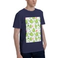 thumbnail image 2 of Bingfone Kawaii Avocado Men'S Loose Fit Short-Sleeve Pocket T-Shirt, 2 of 7