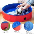 thumbnail image 5 of Dog Pool Paddling Pool Kids Bath Pool Foldable Swimming Pool for Dogs Cats Kids Portable PVC Non, 5 of 5