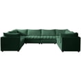 thumbnail image 2 of Meridian Furniture Jacob Green Velvet Modular Sectional, 2 of 11