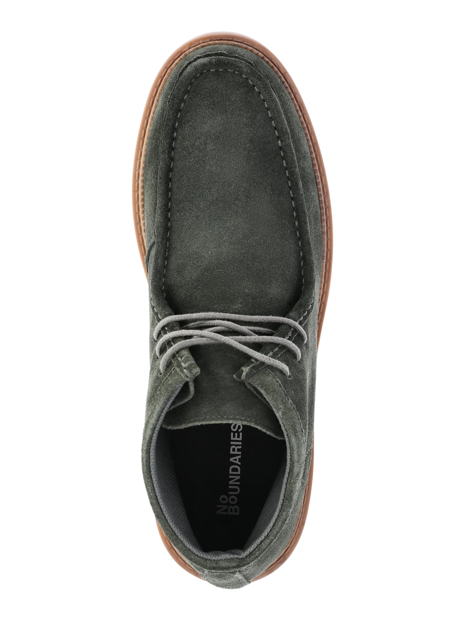 No Boundaries Men's Suede Mid-Top Derby Shoes
