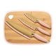 thumbnail image 1 of Set de tabla de cortar y cubiertos Paris Hilton Reversible Bamboo, 1 of 9