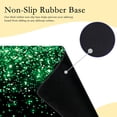 thumbnail image 4 of Green Glitter Gaming Mouse Pad 35 x 15.7 Inch Extended Large Size Desk Mat with NonSlip Rubber Base, Perfect for Home Office and Computer Use, 4 of 6