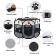 thumbnail image 3 of Portable Folding Pet Tent  Birthing Room Dog House Kennel Houses and Rooms Cats High Quality Durable Pet Playpen Cat ShopWise Round, 3 of 15