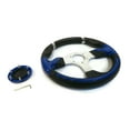 thumbnail image 3 of The ROP Shop | Universal 13" Steering Wheel Blue/Chrome, Formula GT For All-Terrain Vehicle ATV, 3 of 5