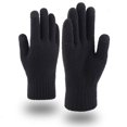 thumbnail image 4 of WonderWiz Womens Winter Gloves Touch Screen Warm Fleece Lined Thick Thermal Windproof Ladies Snow Gloves for Cold Weather Black One Size, 4 of 5