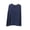 Blue, variant on Women's Pajama Top Lightweight Crew Neck T-Shirt Soft Comfortable Long Sleeve Sleep Tee Shirt Fall Loungewear