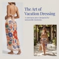 thumbnail image 5 of Zzjniupiyyds Sarong Coverups for Women Beach Wrap Floral Bikini Cover Up for Swim Vacation, 5 of 6