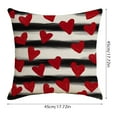 HANXIULIN Valentine's Day Pillow Covers 18 X 18 Inch Valentines Decor
