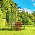 thumbnail image 6 of Zimtown Metal Garden Arch 8.8 Ft Garden Arbor Gazebo for Patio;Outdoor Wedding, 6 of 9