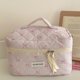 thumbnail image 3 of Bolsa de Maquillaje Acolchada Ndcxsfigh Bolsa de Almacenamiento de Maquillaje con Lazo Estético, 3 of 9