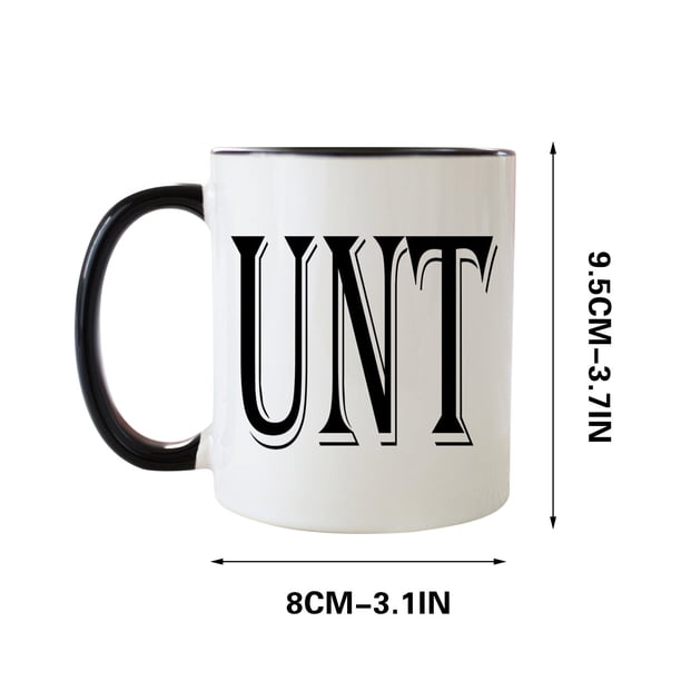 Pisexur Batería de cocina Preciosa taza de café personalizada, texto personalizado, regalos de cumpleaños, regalos para Navidad, cumpleaños, familia, feliz Navidad, D para la cocina del hogar