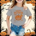 thumbnail image 2 of Byoo Halloween Pumpkin T-Shirt for Boys Short Sleeve Round Neck T Shirt Cotton Tee Top, 2 of 4