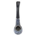 thumbnail image 2 of Pipa de tabaco, imitando grano de mármol negro Pipa para fumar marihuana Pipa para fumar Construcción robusta, 2 of 9