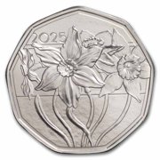 2025 Austria Silver €5 Easter Narcissus