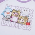 thumbnail image 3 of LankyBox Favorite Characters Youth Girl Raglan Tee & Sleep Pajama Pants Set-Large (10/12), 3 of 7