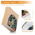 thumbnail image 5 of Yayeee Napkin Holder for Table Set of 2 Kitchen Paper Tissue Organization, Flowers Cat, 5 of 8