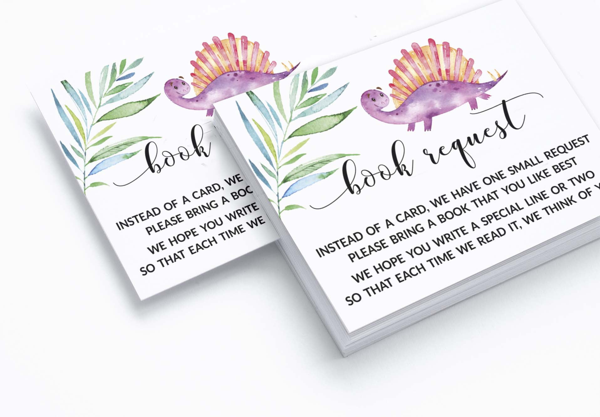 Inkdotpot Set Of 30Dinosaur Baby Shower Invitations-Diaper Raffle Tickets And Baby Shower Book Request Cards Jungle Animals Invites Its A Boy Its A Girl