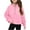 Pink, variant on ibuvkizy Girls Hoodies!Middle Big Girls Half Zip Crewneck Sweatshirt Long Sleeve Pullover Tops Crop Tops Kids Fleece Sweatshirts for 5-14 Years,Hot Pink