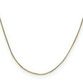thumbnail image 3 of 14k Solid Gold .70mm Octagonal Snake Chain Necklace 18 Inch Lobster Claw Jewelry for Women, 3 of 7