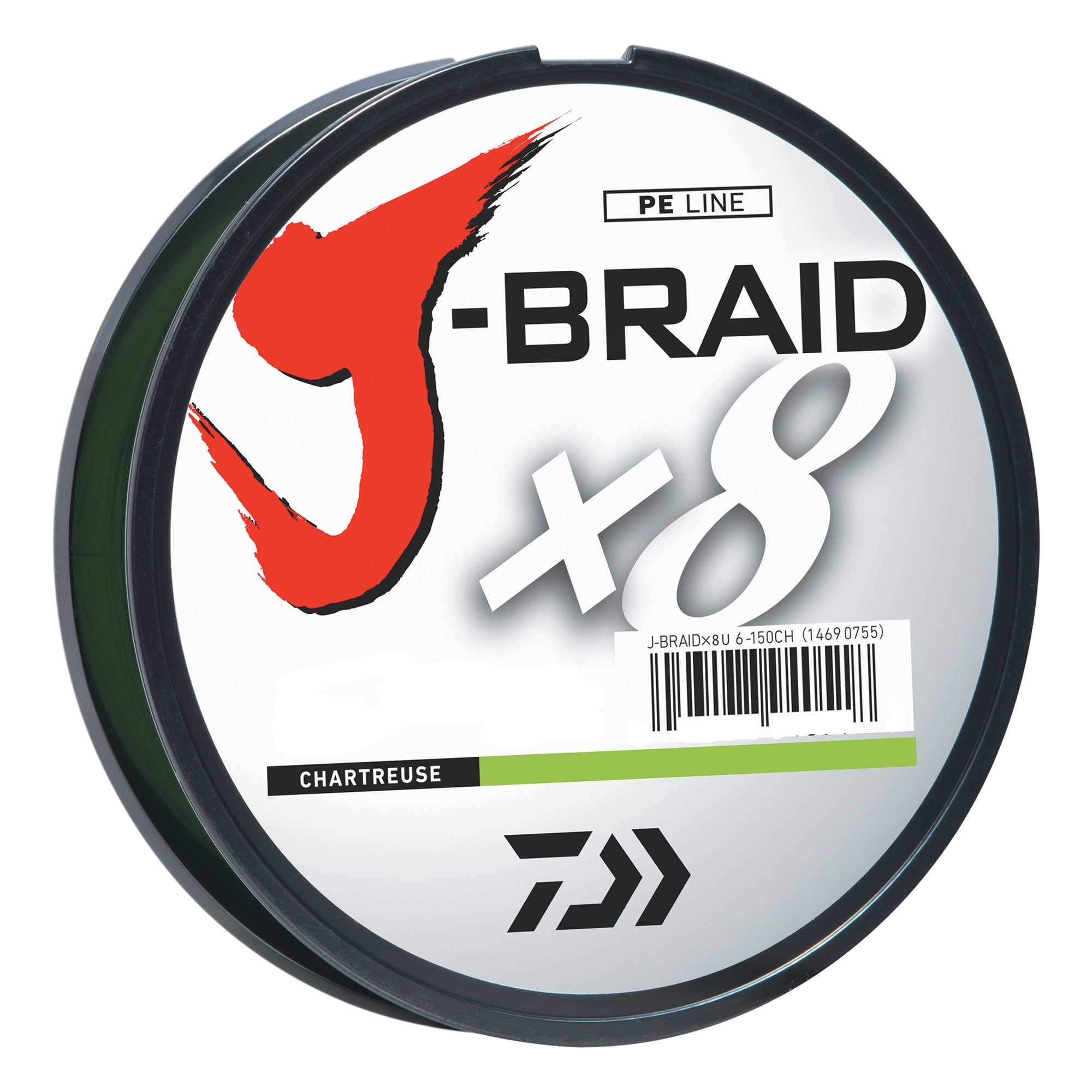 Daiwa J-Braid Chartreuse Fishing Line 330 Yards 30lb Test