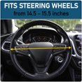 thumbnail image 5 of Custom Accessories Steering Wheel Covers Ultra-Soft Fluffy Black, 5 of 10