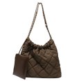 thumbnail image 1 of Bolso de mano de gran capacidad Bolso de mujer de moda de otoño e invierno Bolso de hombro de mujer sencillo, 1 of 6