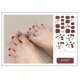 thumbnail image 1 of Pegatinas para uñas, pegatinas para pies, impermeables, respetuosas con el medio ambiente, pegatinas para esmalte de uñas, películas para esmalte de uñas, 1 of 5