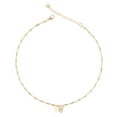 thumbnail image 2 of Collier Pendentif Papillon Simple Mignon Colliers Long Chaîne Multicouche Bijoux de Mode Cadeau pour Femmes Filles - Or, 2 of 3