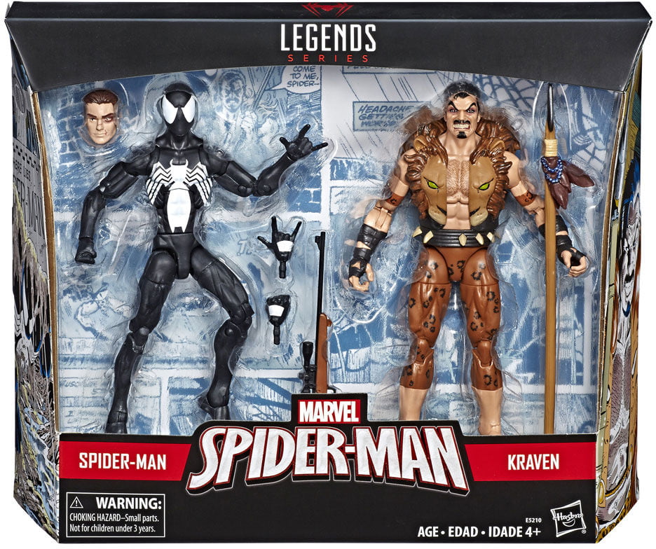 symbiote spider man figure